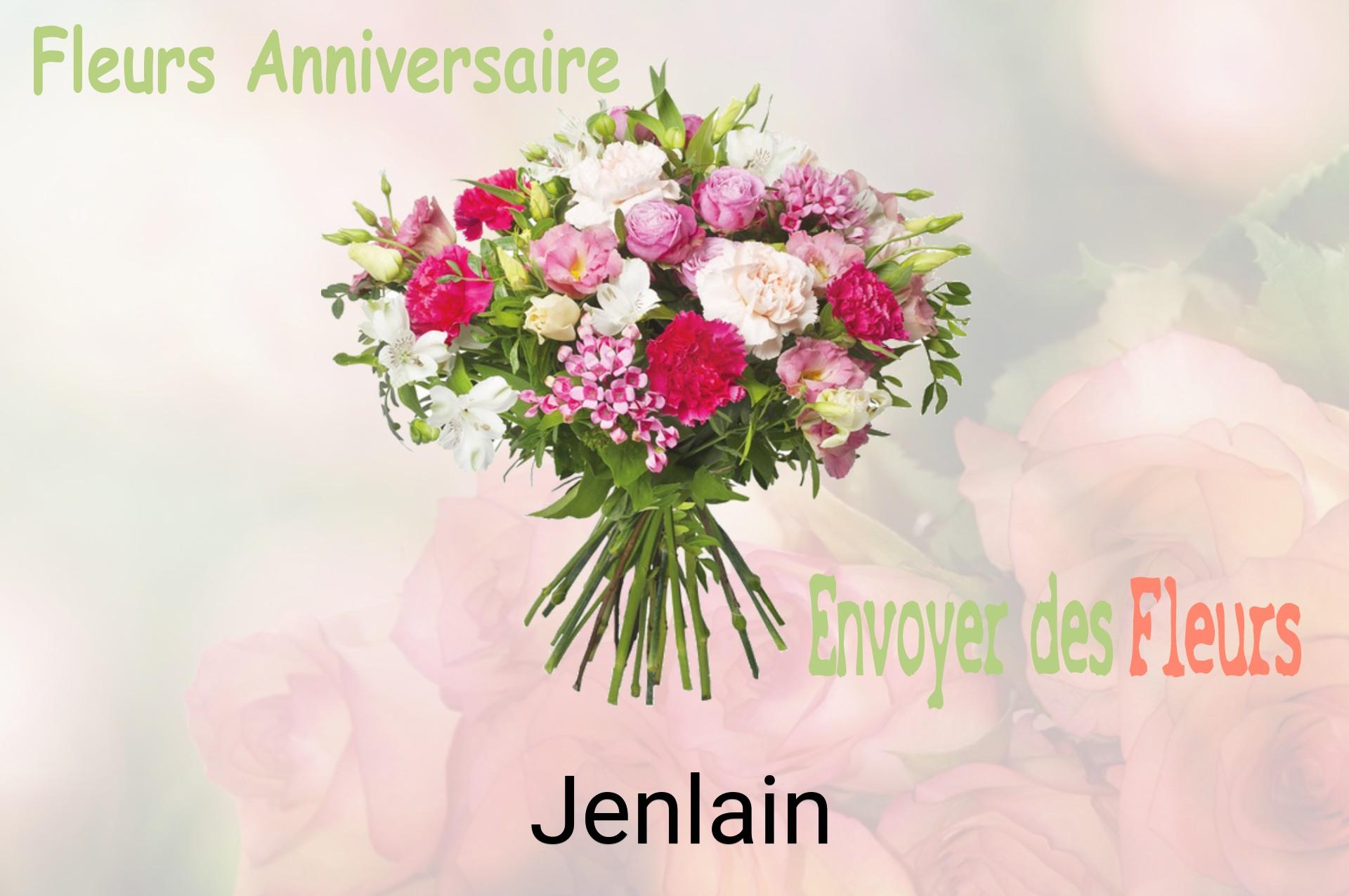 Bouquet de fleurs d’anniversaire livré à Jenlain