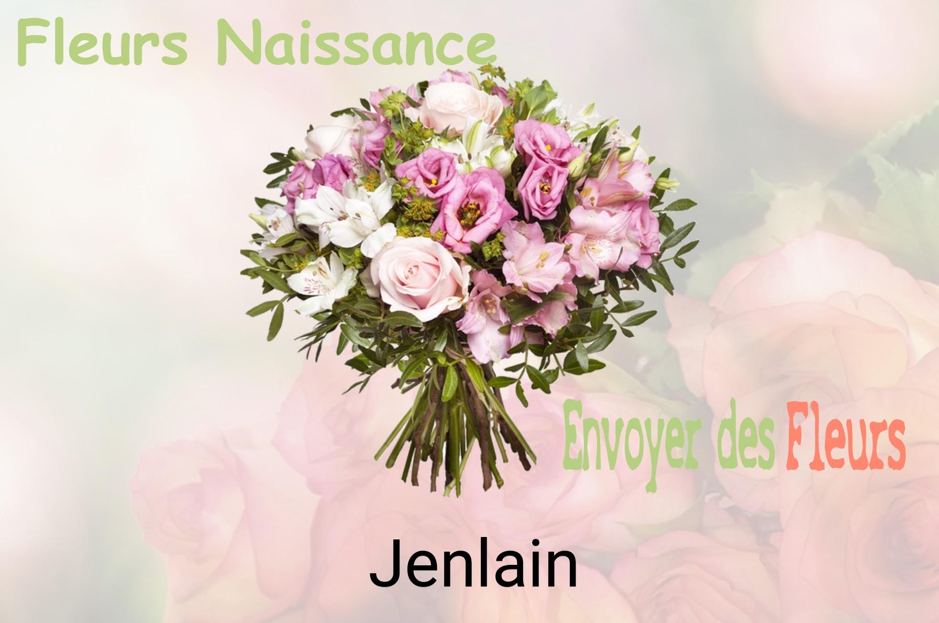 Bouquet de fleurs de naissance livré à Jenlain
